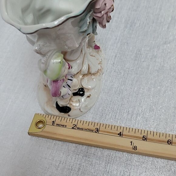 Antique Collectible Pico Design Boy/Girl Flower Vase - Picture 17 of 17